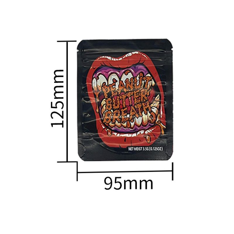 Ice Cream Cake Mylar Bags | 3.5g Resealable Weed Packaging